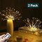 80 LED Dandelion Flower Light – Warm White Battery Fairy Light for Floral Decor